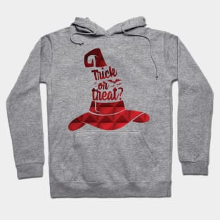 Trick or treat witch hat red Hoodie